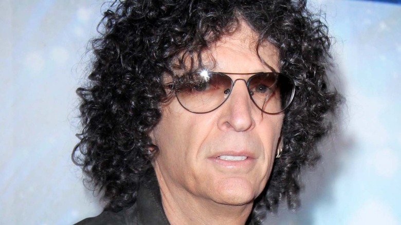 Howard Stern on the red carpet 