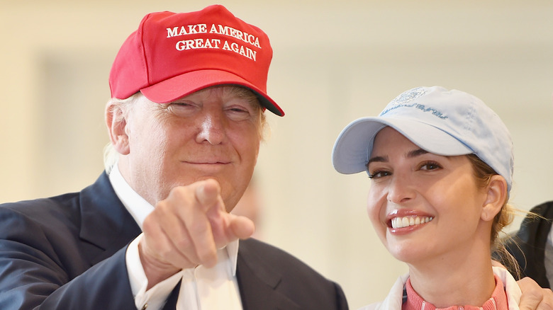 Donald Trump and Ivanka Trump at event