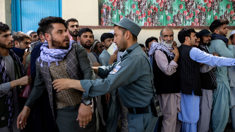 Afghani nationals trying to obtain passports 