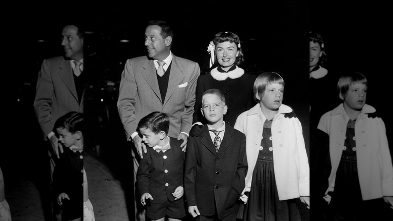 Donna Reed and Tony Owen with their children