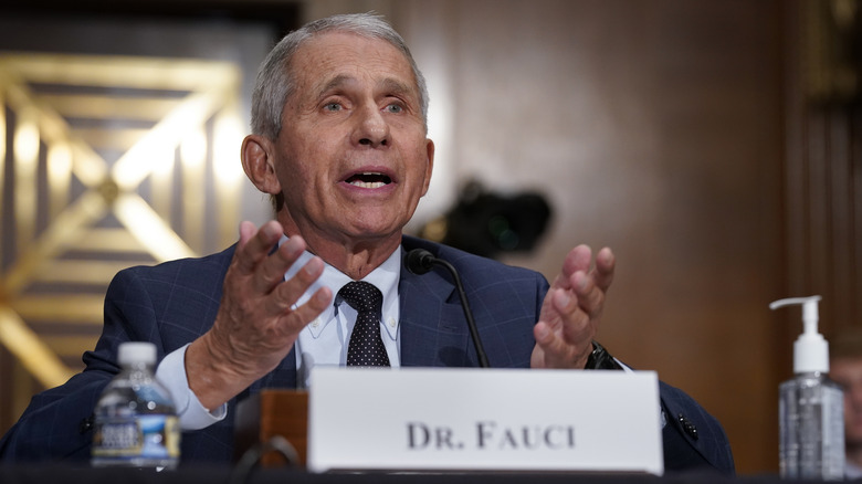 Doctor Anthony Fauci speaking 