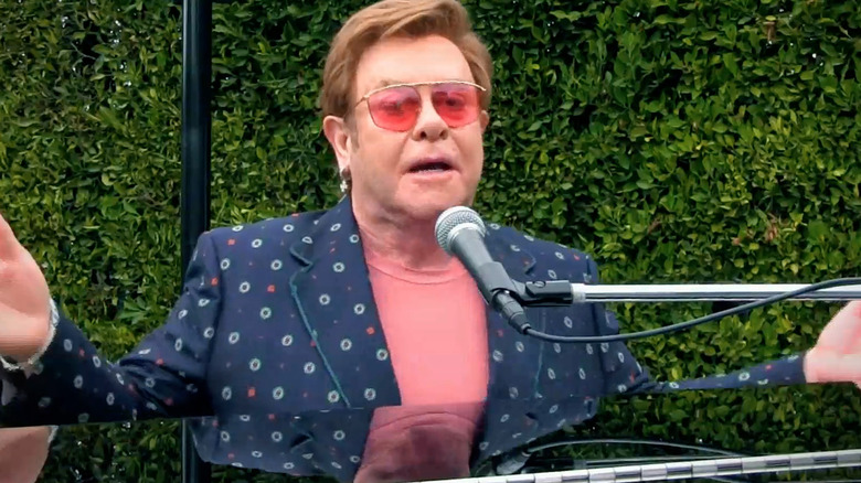 Elton John performing 2019