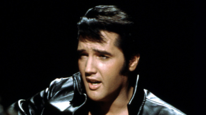 Elvis Presley singing