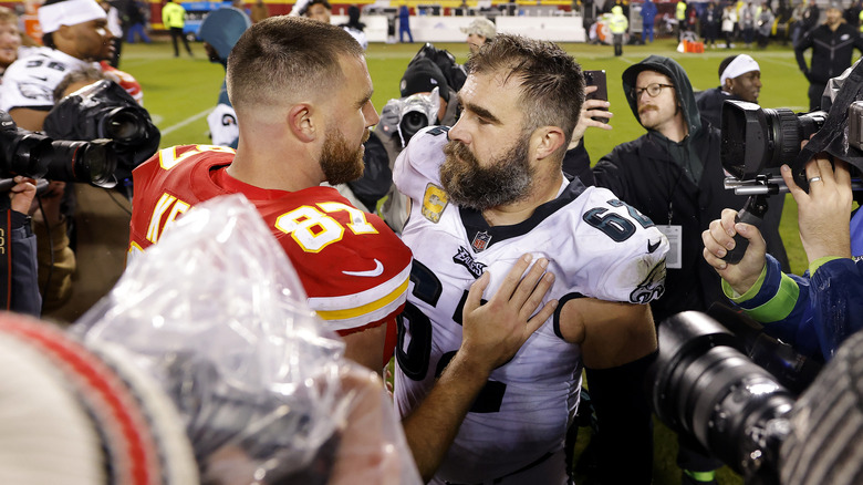 Travis and Jason Kelce together