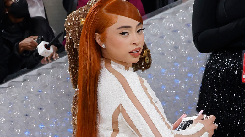 Ice Spice pictured during the Met Gala