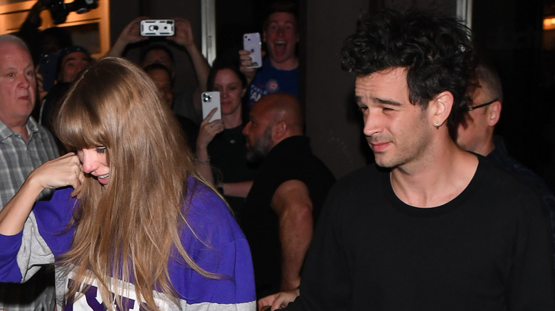 Taylor Swift and Matty Healy pictured out together