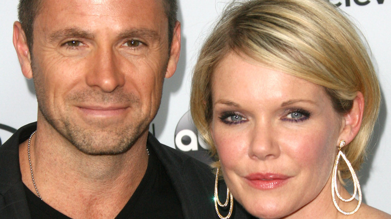 William deVry and Maura West as Julian and Ava Jerome General Hospital