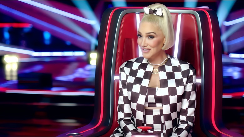 Gwen Stefani judging on Season 24 of "The Voice"