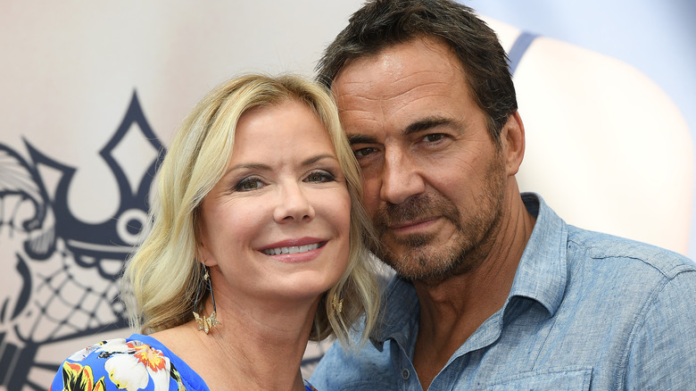  Thorsten Kaye and Kathrine Kelly Lang smiling 