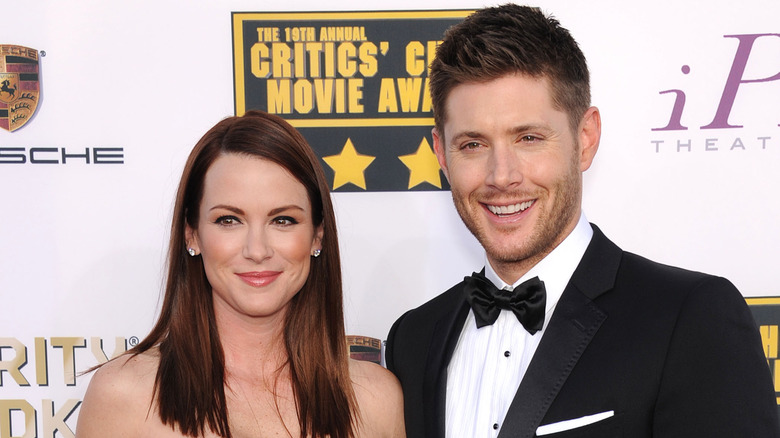 Danneel and Jensen Ackles smiling