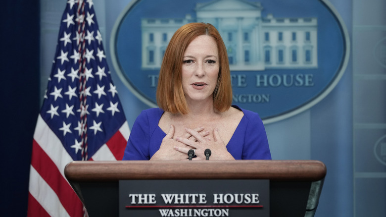 Jen Psaki at The White House Press Room