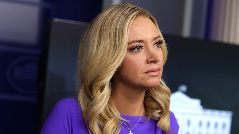 Kayleigh McEnany staring off