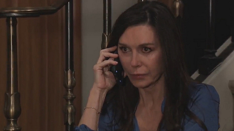 Anna Devane on the phone