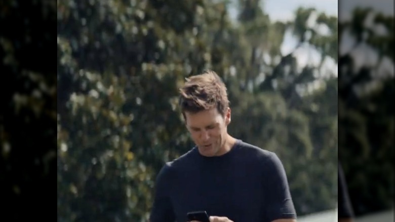 ad featuring Tom Brady