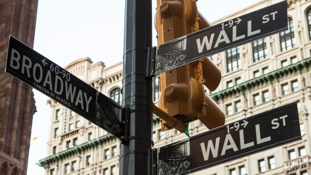 Wall Street sign