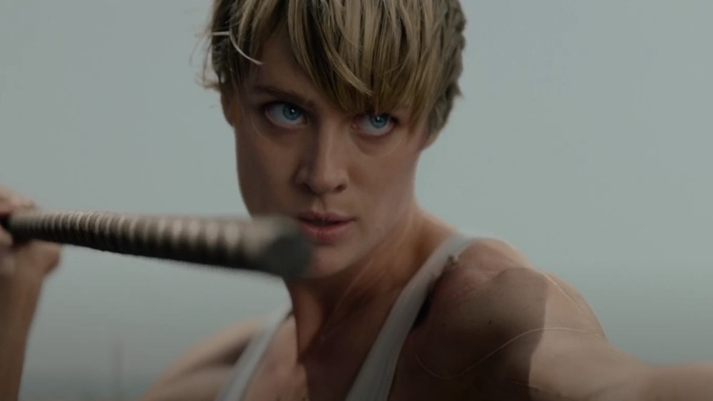 Mackenzie Davis, who played Harper from Happiest Season, in Terminator: Dark Fate