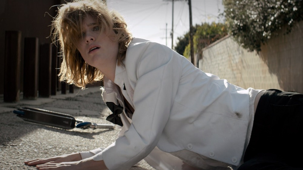 Mackenzie Davis, who played Harper from Happiest Season, in Izzy Gets the F**k Across Town