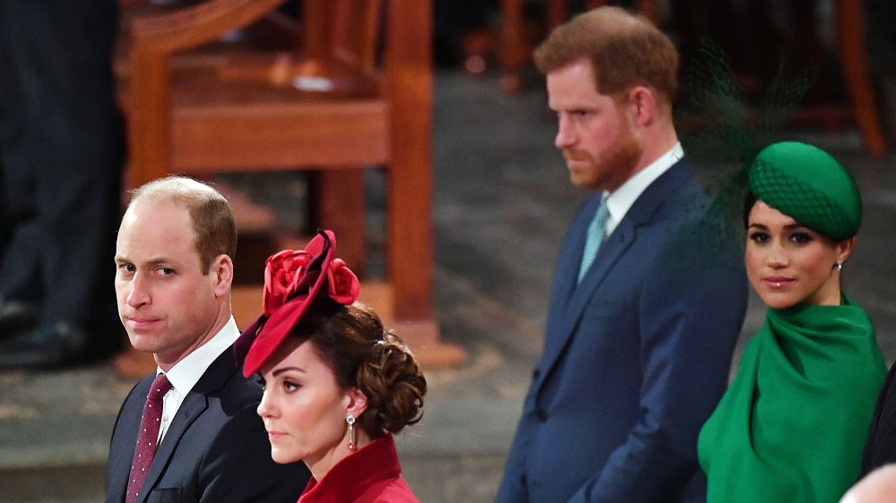 Prince William, Prince Harry, Kate Middleton, and Meghan Markle