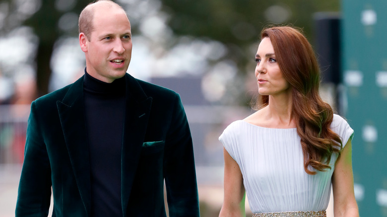 Prince William and Kate Middleton walking together