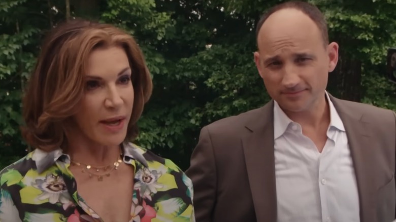 Hilary Farr and David Visentin in an episode of "Love It or List It"