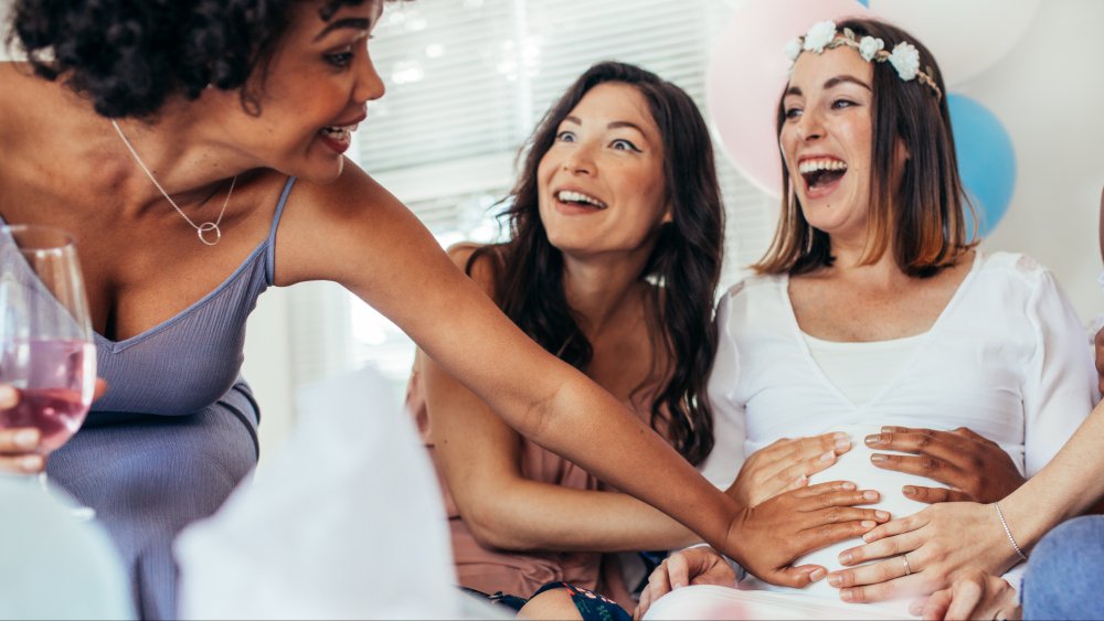 Women at baby shower