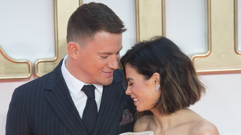 Channing Tatum Jenna Dewan smiling