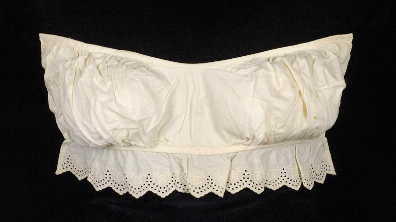 A historic bandeau bra.