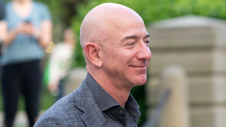 Jeff Bezos walking