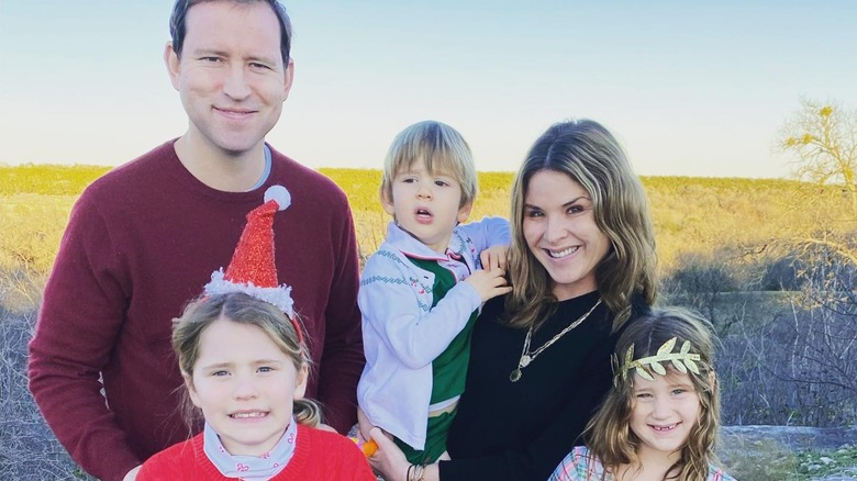 Jenna Bush Hager poses with family 