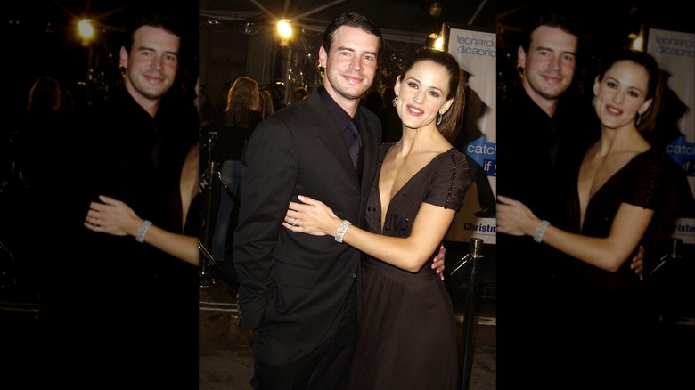 Jennifer Garner and Scott Foley at a 2002 premiere