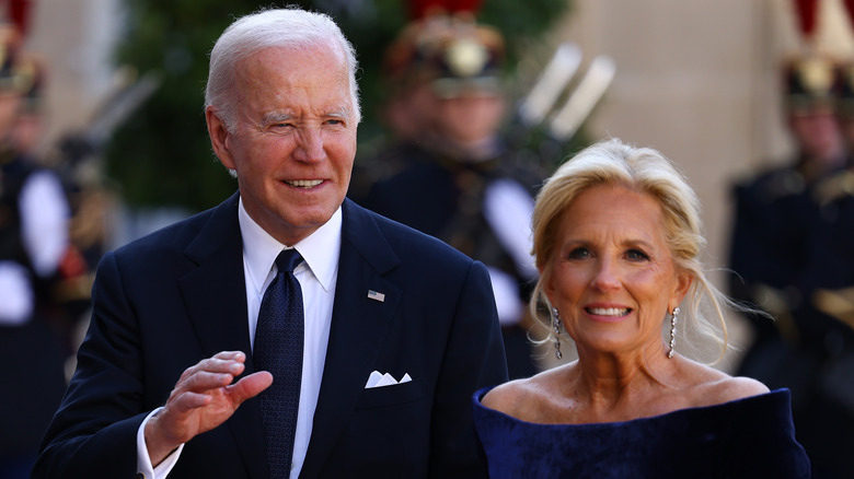 Joe and Jill Biden smiling