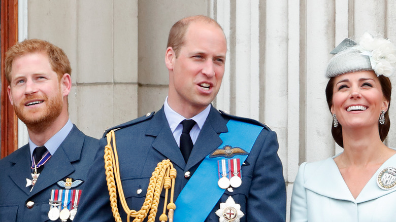 Prince Harry, Prince William, Kate Middleton Trooping the Colour