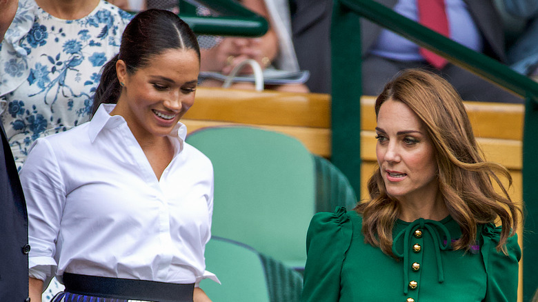 Kate Middleton and Meghan Markle at Wimbledon