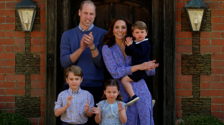 Kate Middleton, Prince William and their children