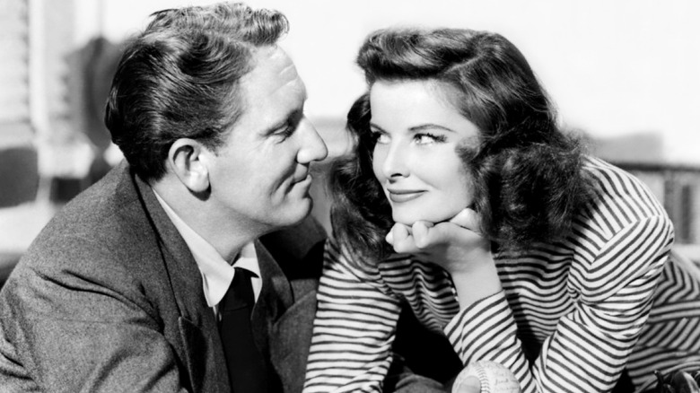 Spencer Tracy and Katharine Hepburn