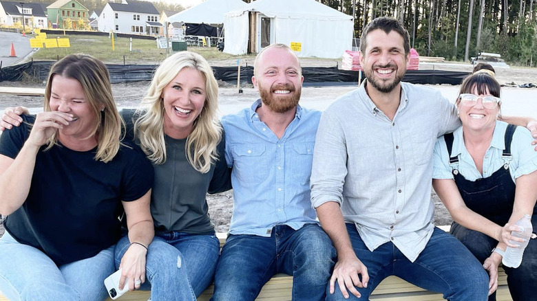 (L-R) Leslie Davis, Jenny Marrs, Keith Bynum, Evan Thomas, Lyndsay Lamb