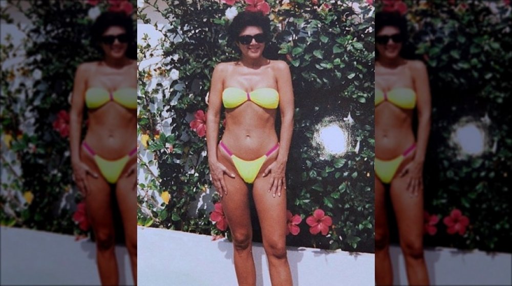 Kris Jenner in bikini