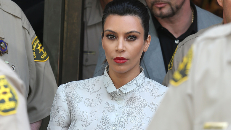 Kim Kardashian at divorce hearing after splitting from Kris Humphries
