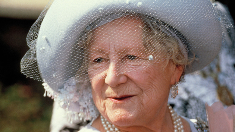 The Queen Mother at an event in 1990. 