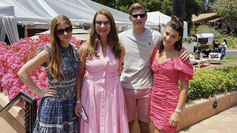 Melinda Gates and her children at event