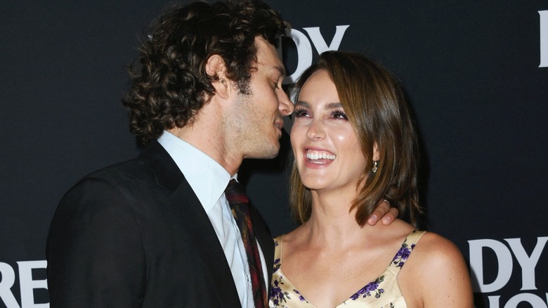 spouses Leighton Meester and Adam Brody