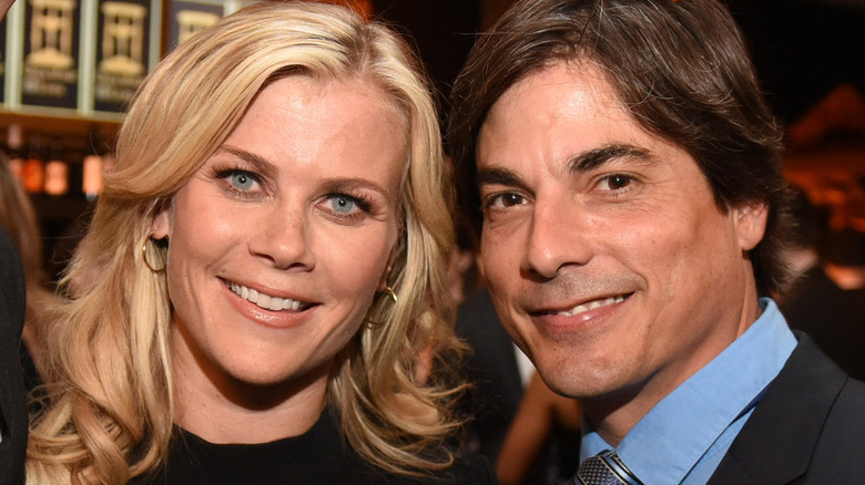 Bryan Dattilo and Alison Sweeney smile for the camera.