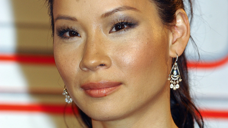 Lucy Liu at press event for Charlie's Angels: Full Throttle 