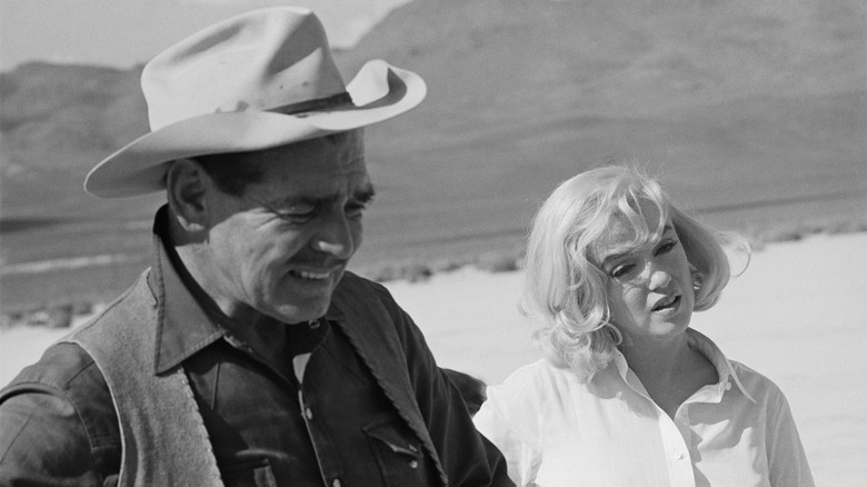 Clark Gable and Marilyn Monroe