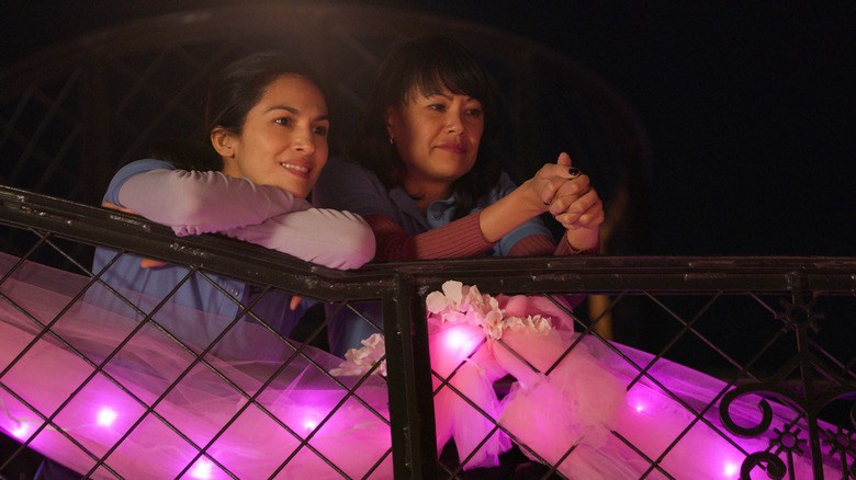 Martha Millan (R) and Élodie Yung (L) in The Cleaning Lady