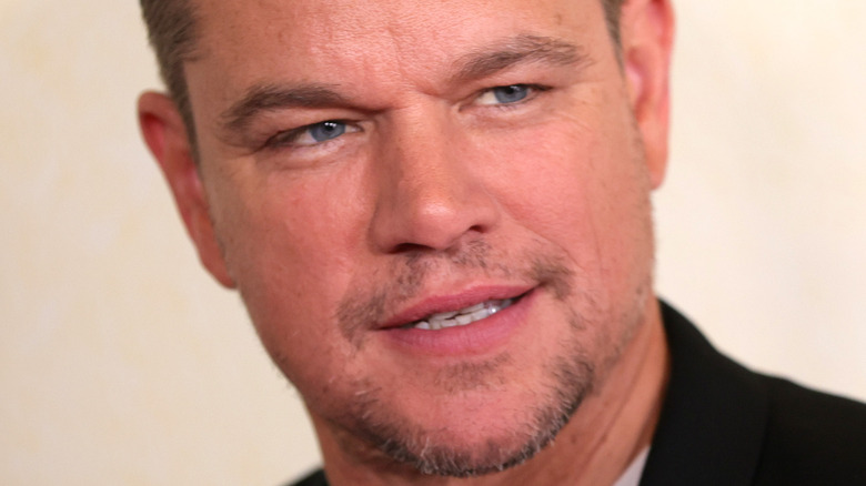 Matt Damon at an event in Italy