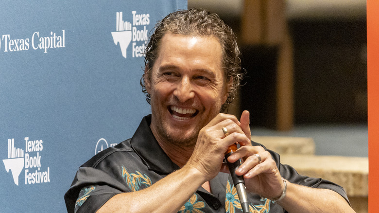 Matthew McConaughey laughing