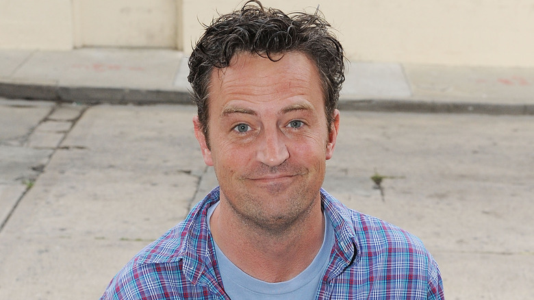 Matthew Perry smiling