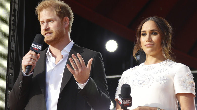 Meghan Markle, Prince Harry at 2021 Global Citizen Live event