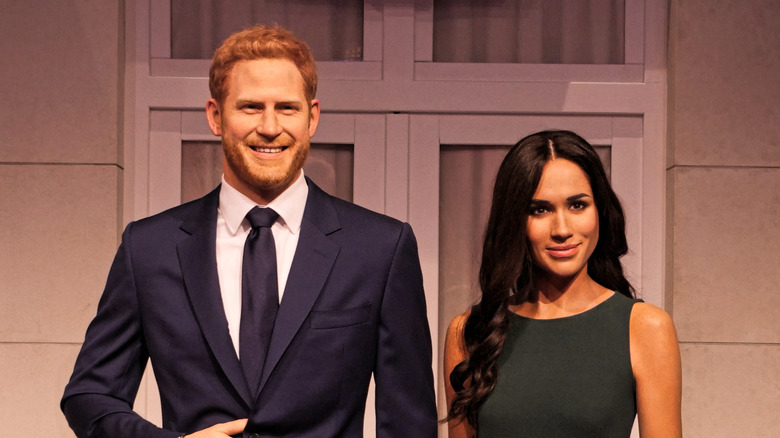 Prince Harry and Meghan Markle's wax figures